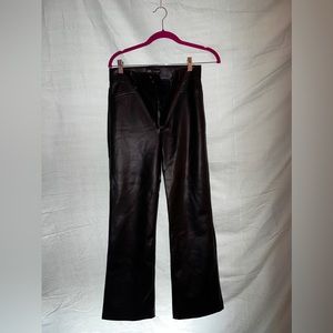 Zara black lather capri